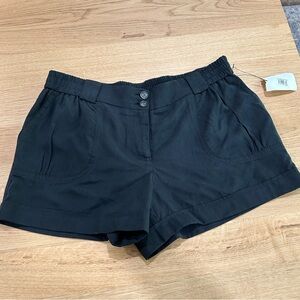 Bailey 44 black silk  shorts
